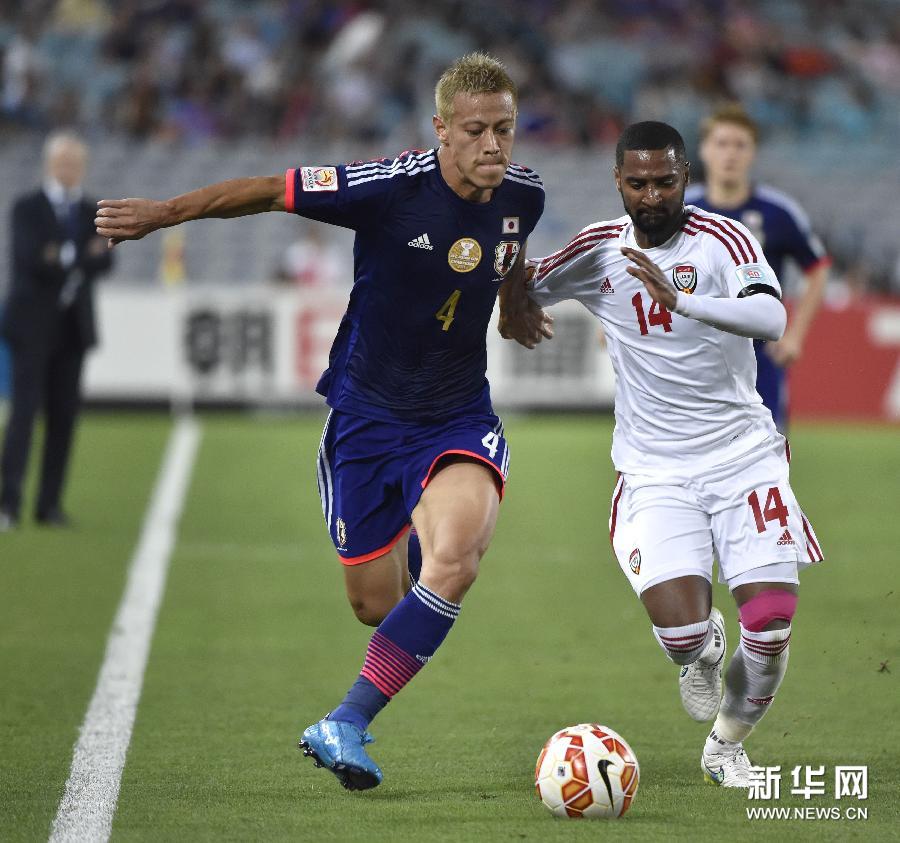 （亚洲杯）（5）足球——四分之一决赛：阿联酋淘汰日本