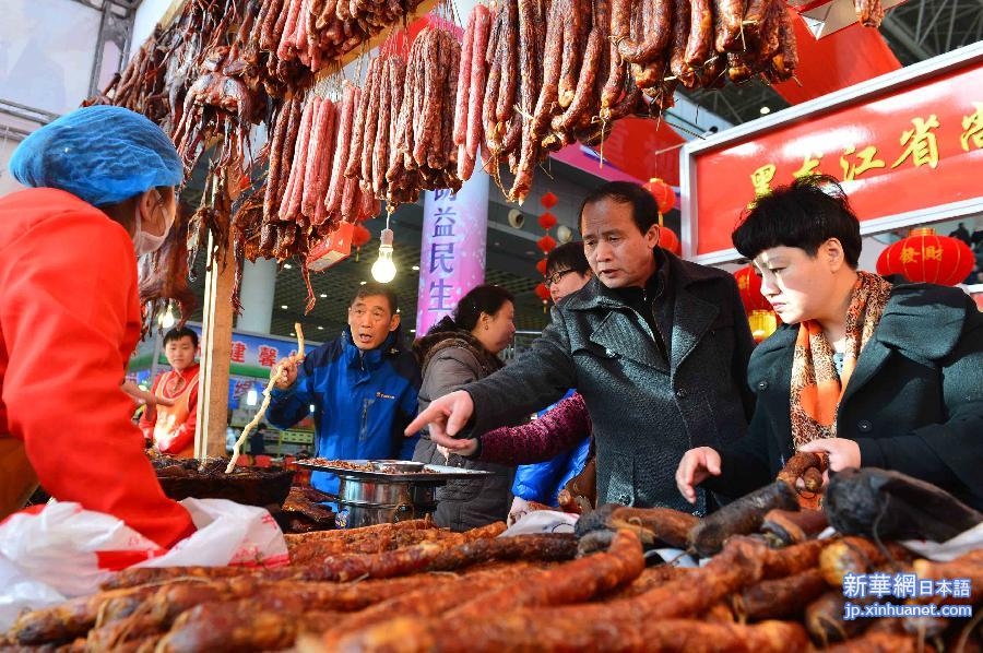 （晚报）（2）山东济南：春节将近 年货市场升温