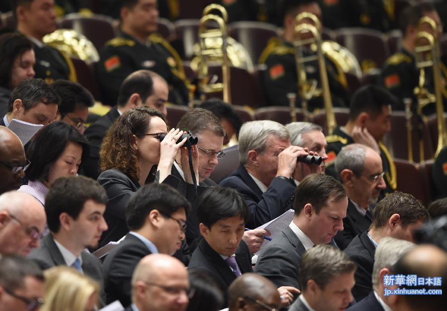 （两会&middot;人大开幕）（20）十二届全国人大三次会议在京开幕 