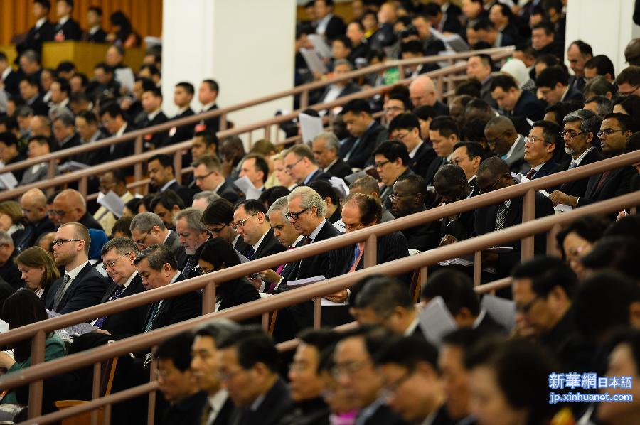 （两会&middot;人大开幕）（21）十二届全国人大三次会议在京开幕