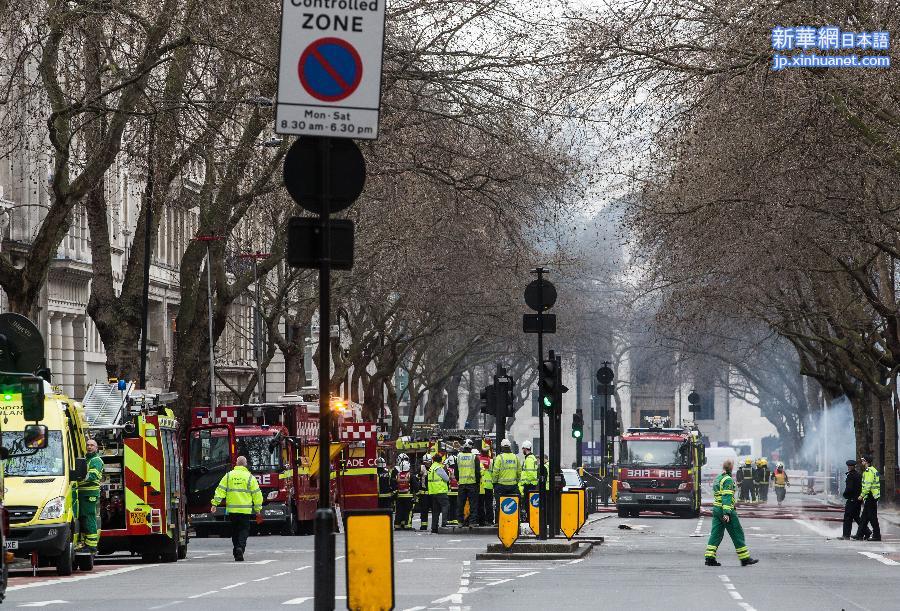 （国际）（1）英国伦敦发生火灾 逾2000人被疏散