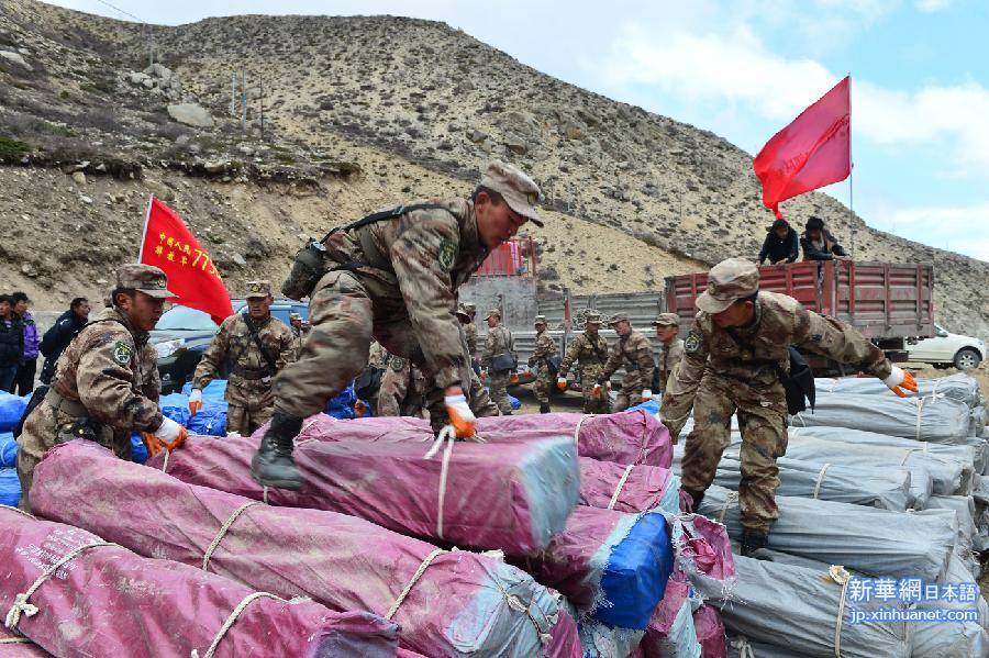 （西藏抗震救灾）（4）西藏军区官兵奔袭千里抗震救灾