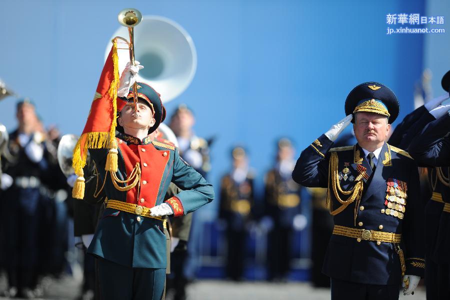 （国际）（2）莫斯科举行卫国战争胜利70周年阅兵总彩排