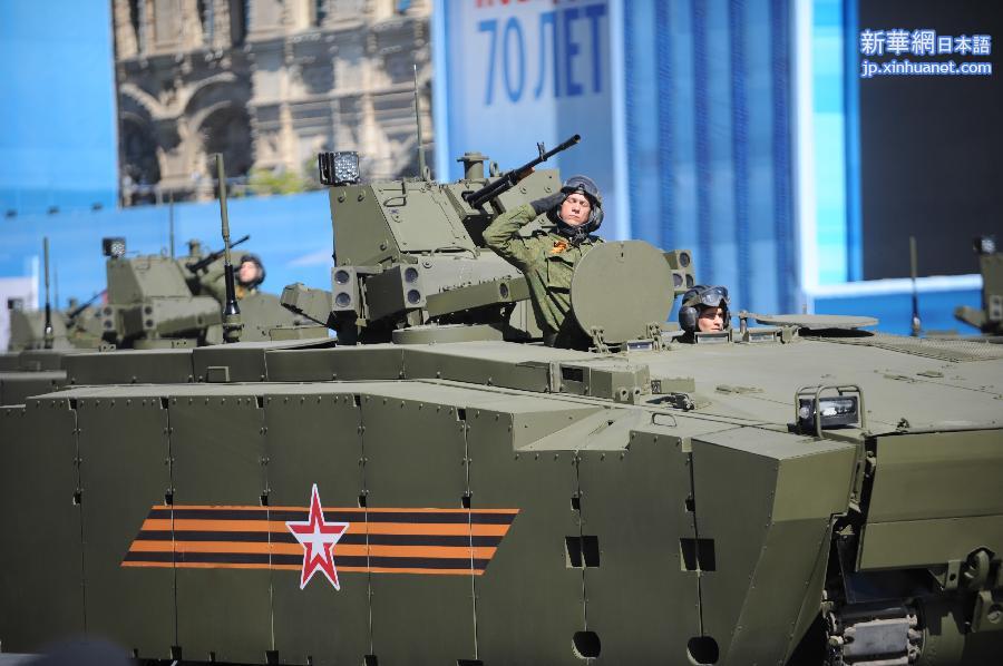 （国际）（5）莫斯科举行卫国战争胜利70周年阅兵总彩排