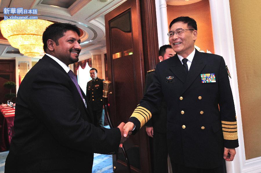 （XHDW）孙建国副总参谋长会见斯里兰卡国防国务部长维杰瓦德纳 