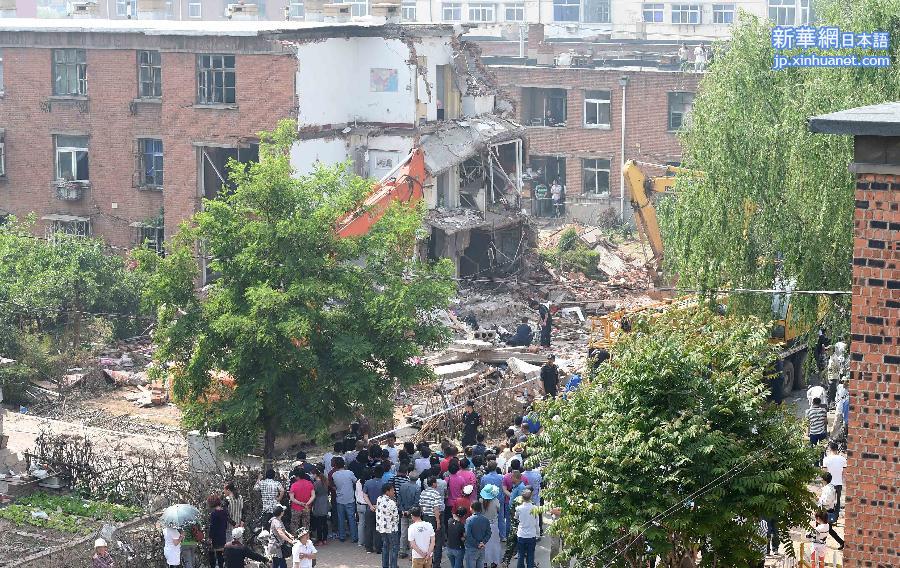 （突发事件）（2）辽宁葫芦岛一居民住宅楼发生疑似液化气爆炸