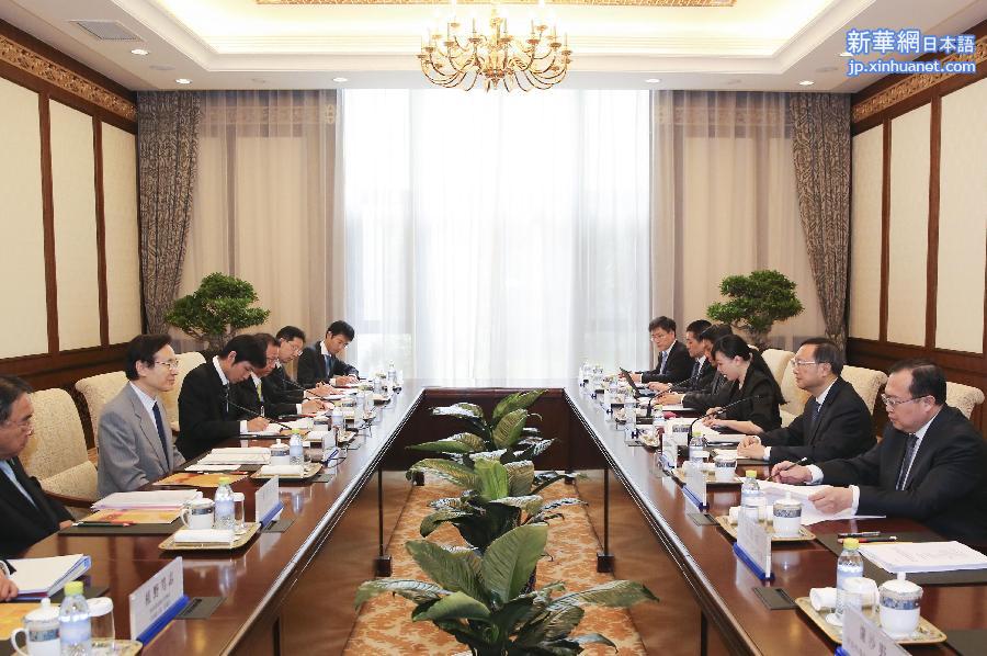 （XHDW）杨洁篪与谷内正太郎举行中日高级别政治对话