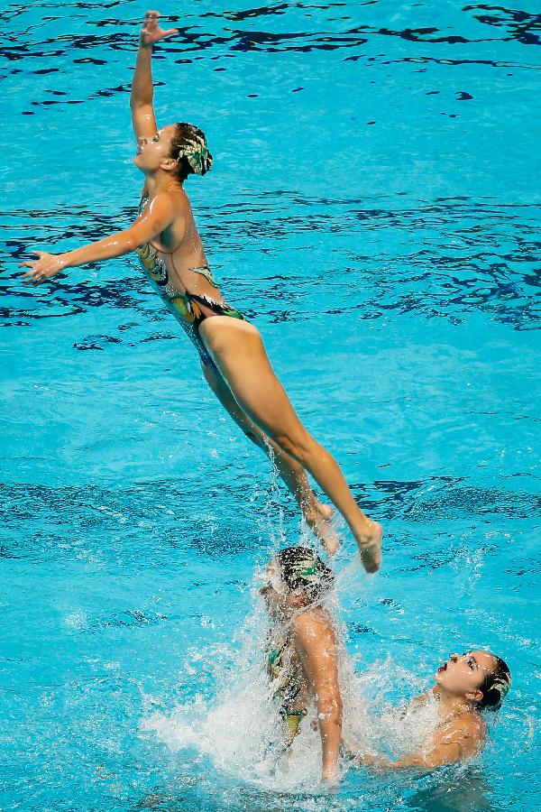 フィギュア<em>水泳</em>、女子自由自选集団予选试合_