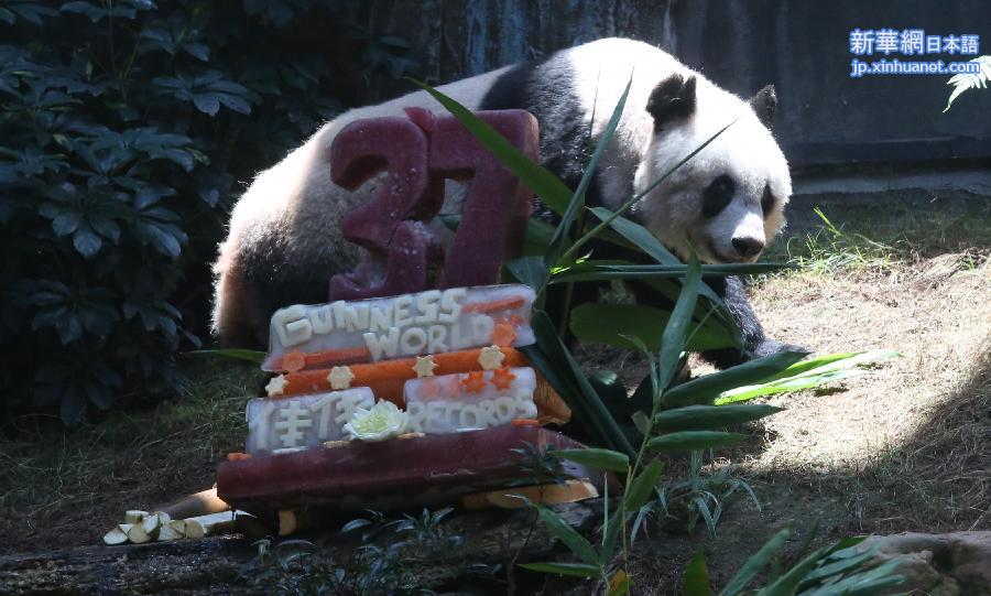 （社会）（3）香港：大熊猫佳佳刷新最长寿圈养大熊猫世界纪录 