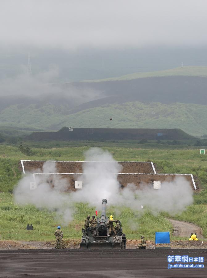（XHDW）（1）日本陆上自卫队举行年度火力演习