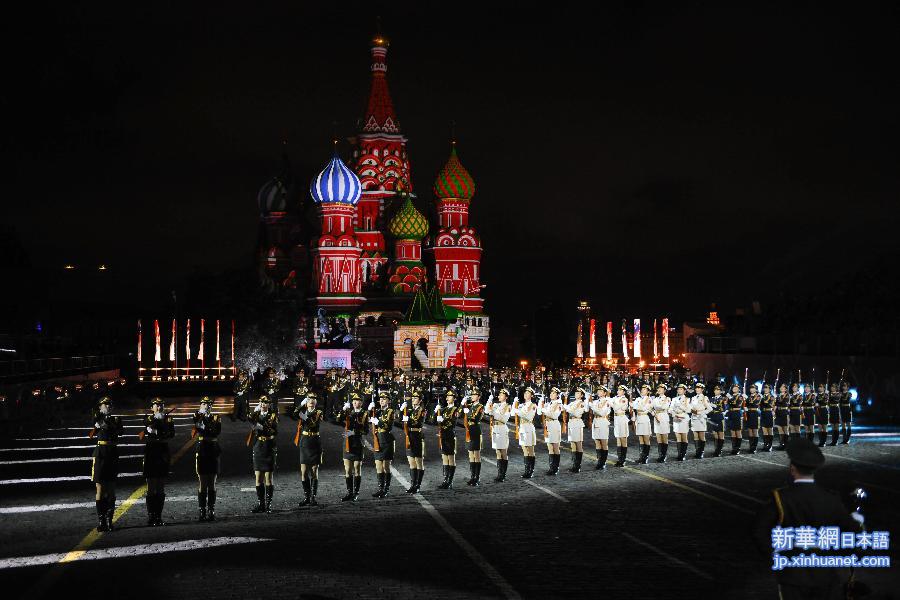 （国际）（4）“斯帕斯卡亚塔楼”国际军乐节在莫斯科开幕