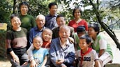 114歳の江西省最高齢者、合計112人の五世代家族