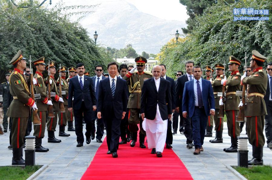 （XHDW）阿富汗总统加尼会见李源潮