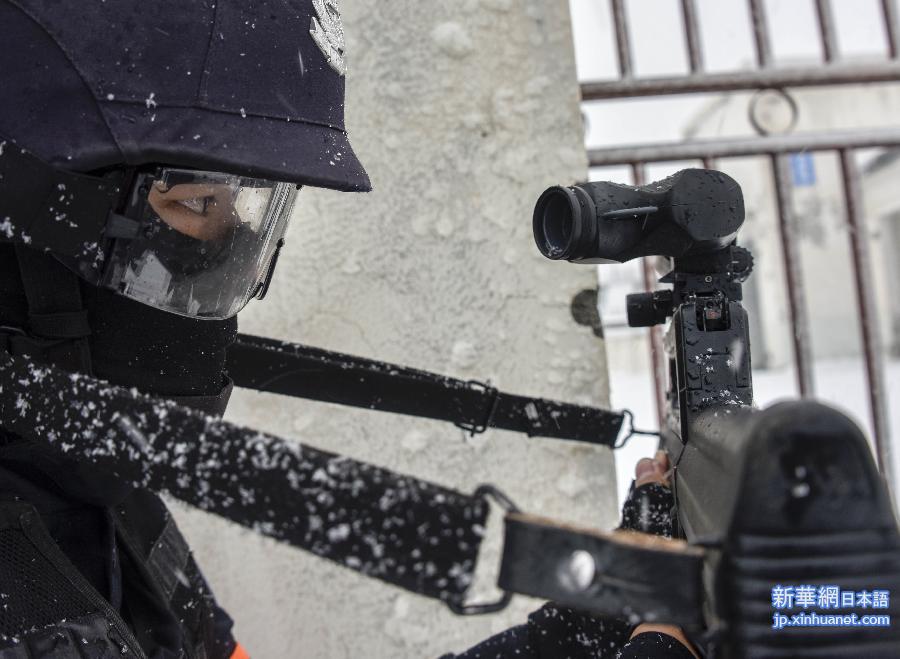 （社会）（1）乌鲁木齐：雪地考验新式突击步枪瞄准系统