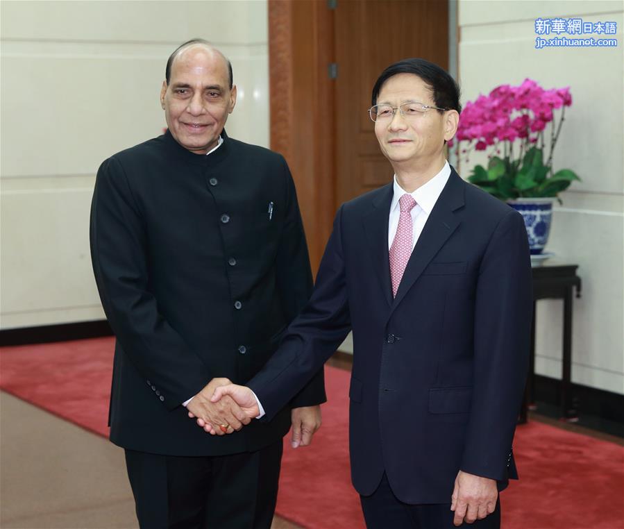 （XHDW）孟建柱会见印度内政部部长辛格