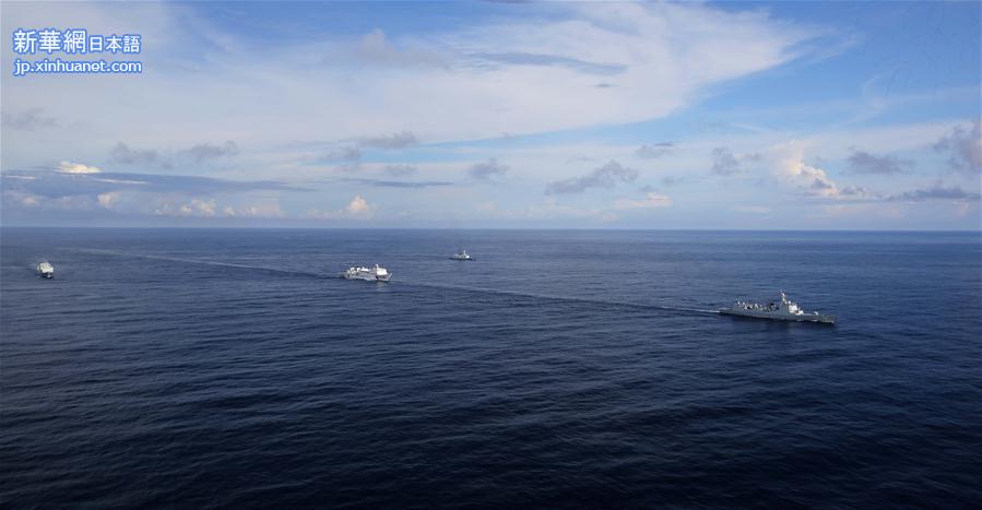 （国际·图文互动）（2）中国海军舰艇编队在太平洋东部某海域成功开展国际人道主义海上医疗救护与后送演练