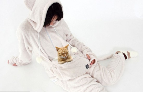 猫奴福利：日本公司设计人猫连体睡衣【6】