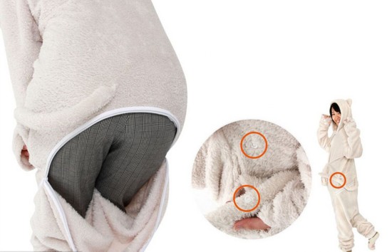 猫奴福利：日本公司设计人猫连体睡衣【12】