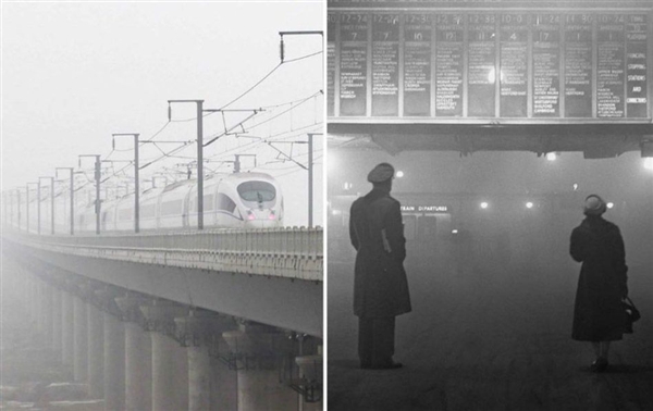 京城雾霾史上罕见 浓度逼近1952伦敦烟雾事件