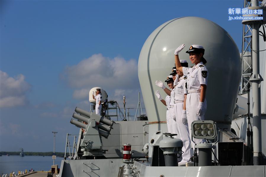 （国际）（4）中国海军舰艇编队抵达美国夏威夷访问