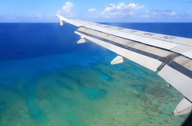 CAが空撮した南沙诸岛永暑礁の景色_新华网日