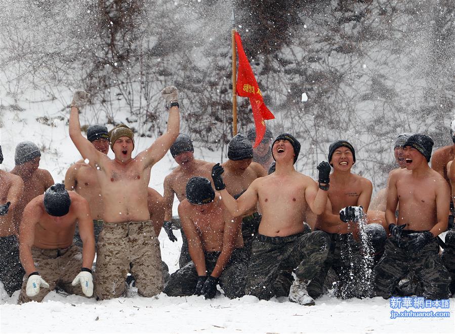 （国际）（7）韩美举行极寒雪地联合训练