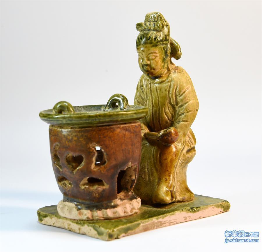 中国の「茶聖」陸羽をかたどった唐代の陶器出土