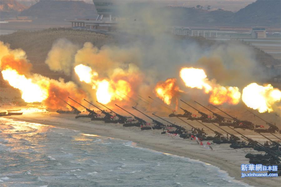（国际）（4）朝鲜举行史上最大规模炮兵训练
