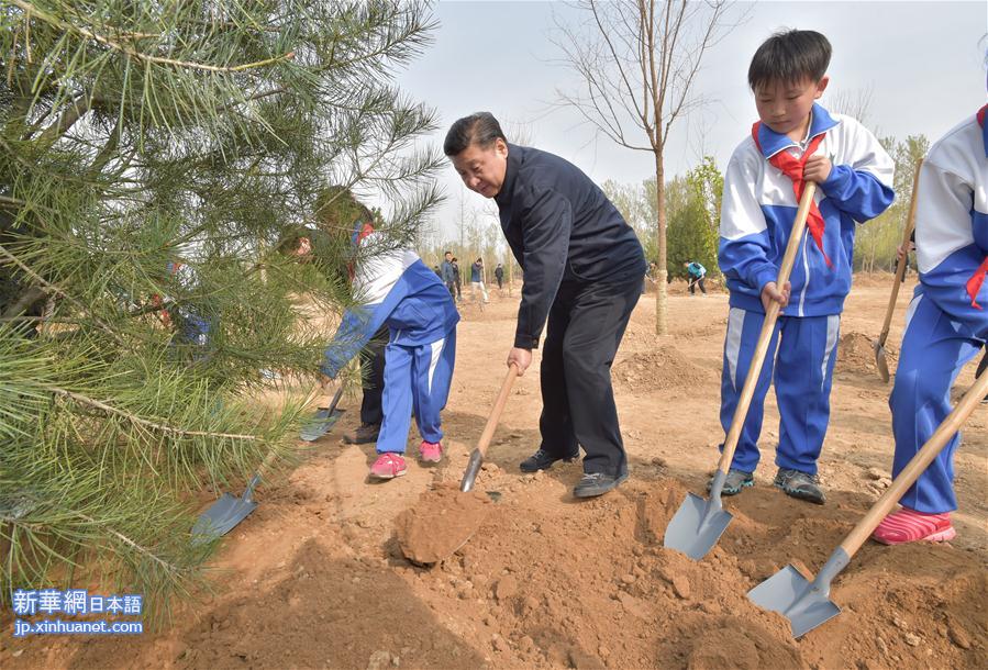 （时政）（1）党和国家领导人参加首都义务植树活动