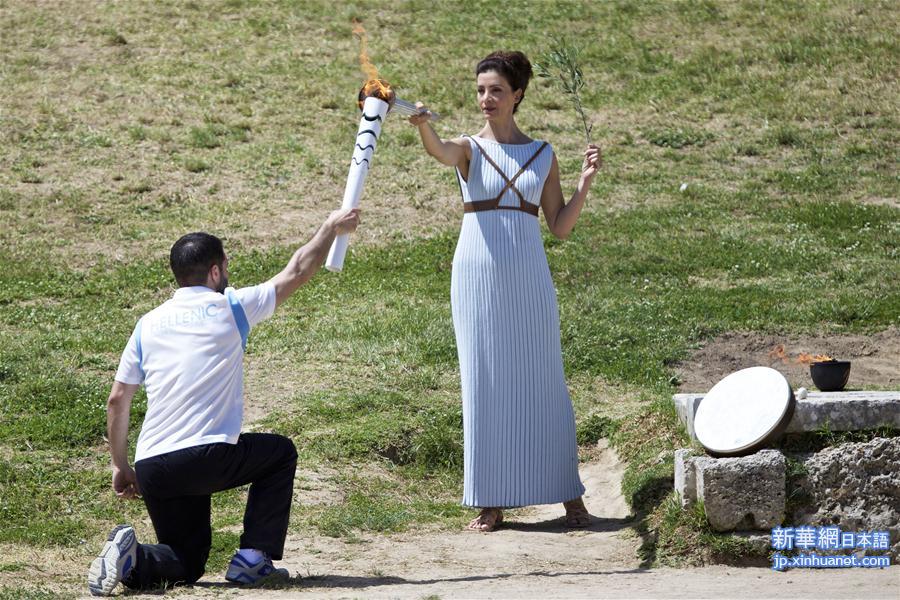 （里约奥运会）（21）里约奥运会举行圣火采集仪式彩排