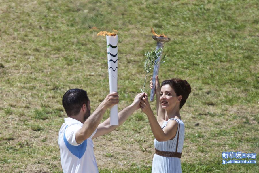 （里约奥运会）（23）里约奥运会举行圣火采集仪式彩排