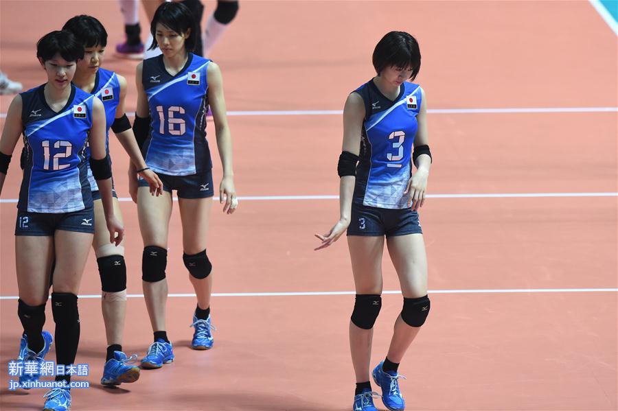 （体育）（9）排球——女排精英赛：中国胜日本