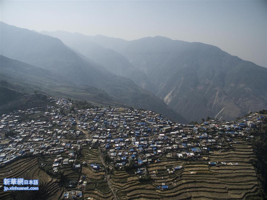 （国际）（2）俯瞰尼泊尔“4·25”地震一年后的廓尔喀县