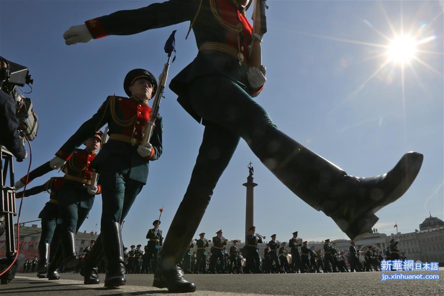 （国际）（3）圣彼得堡举行阅兵式纪念卫国战争胜利71周年