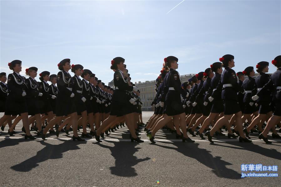 （国际）（5）圣彼得堡举行阅兵式纪念卫国战争胜利71周年