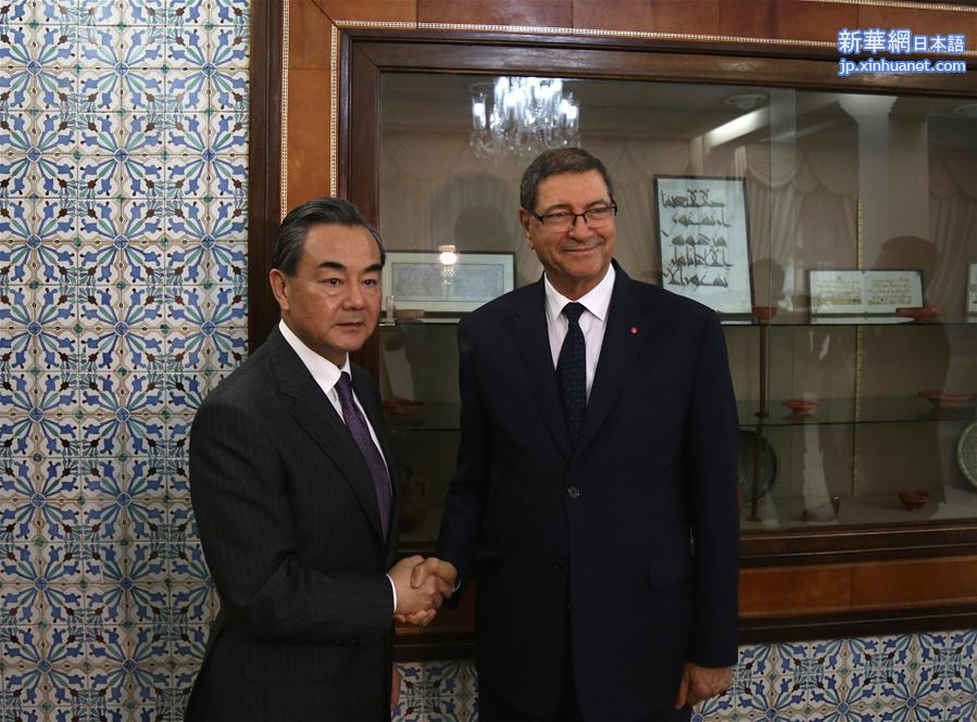 （XHDW）突尼斯总理埃西德会见王毅