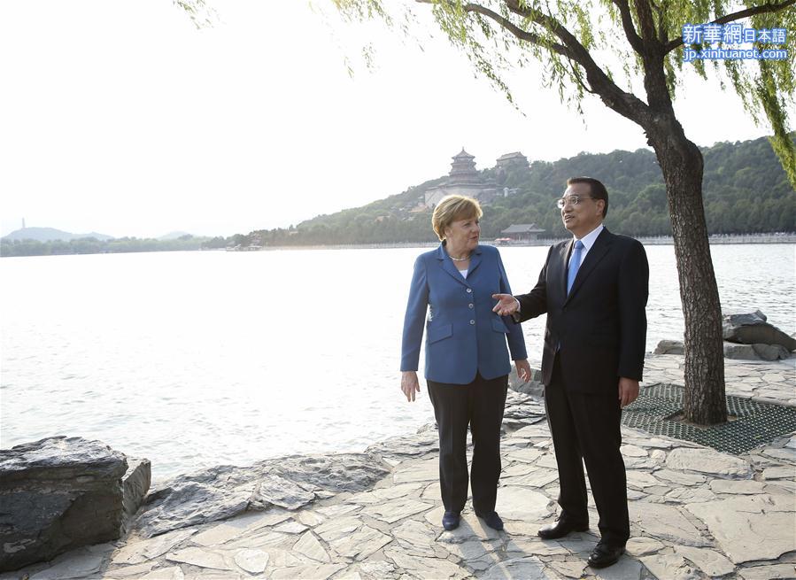 （XHDW）（4）李克强会见来华进行正式访问并举行第四轮中德政府磋商的德国总理默克尔