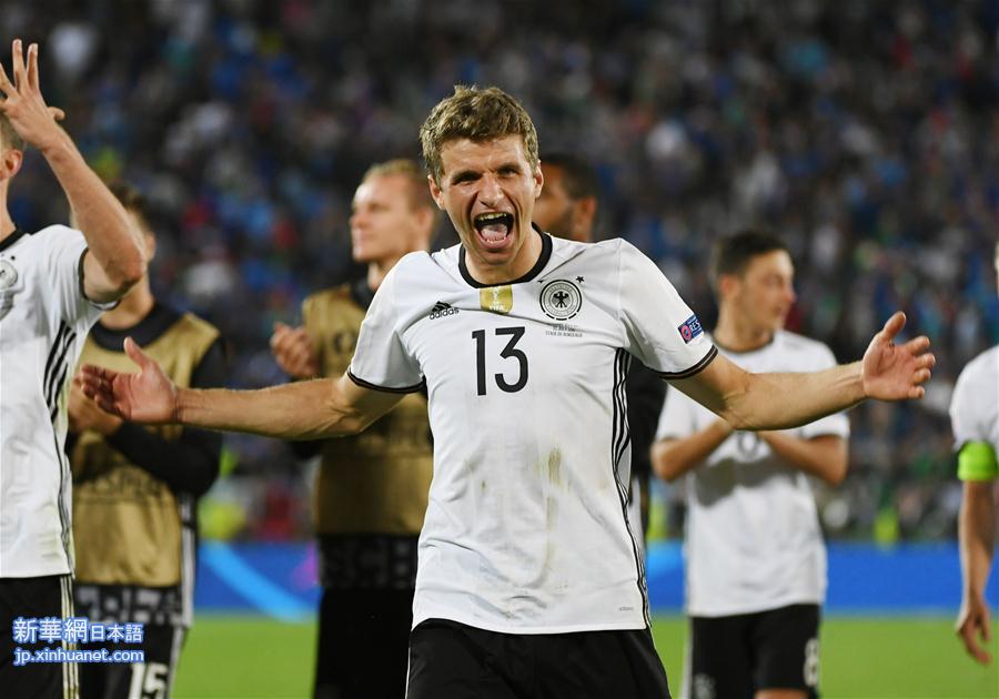（欧锦赛）（11）足球——四分之一决赛：德国战胜意大利