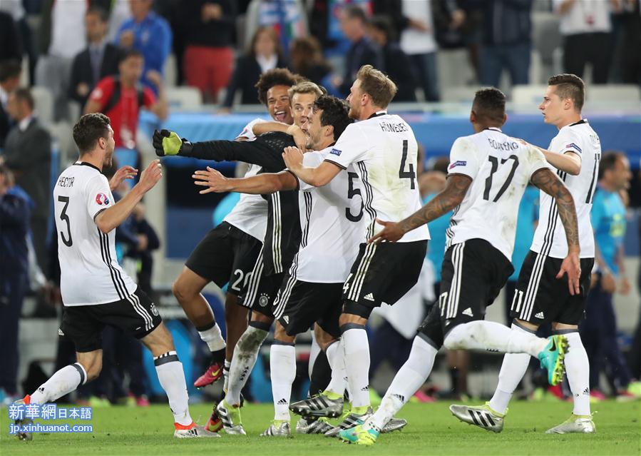 （欧锦赛）（21）足球——四分之一决赛：德国战胜意大利