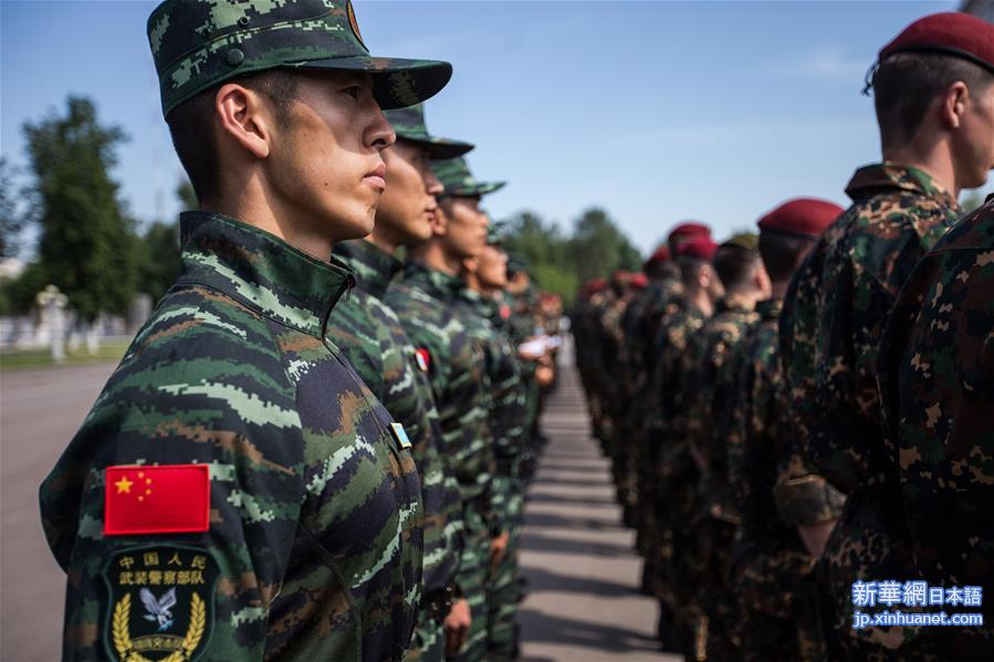 （国际）（3）中俄“合作－2016”联合反恐训练举行启动仪式