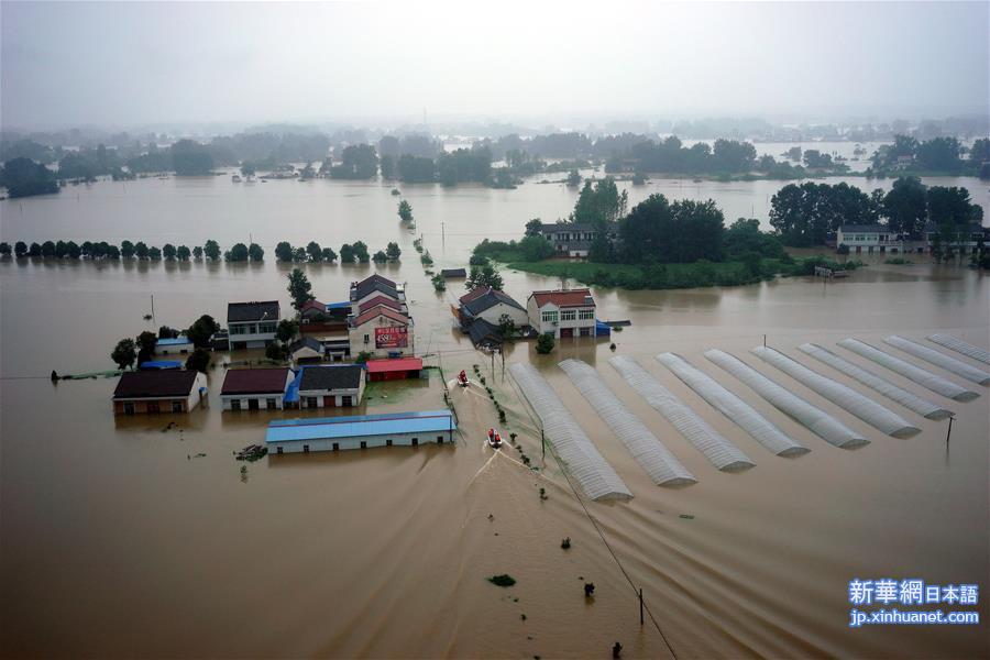 （抗洪救灾）（2）安徽舒城遭遇洪涝灾害