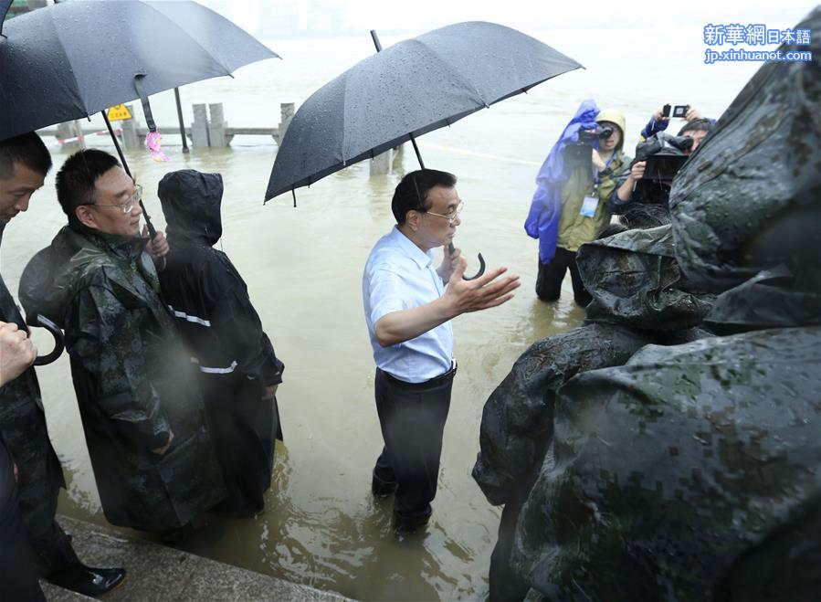 （XHDW）（2）李克强考察长江淮河流域防汛抗洪和抢险救灾工作