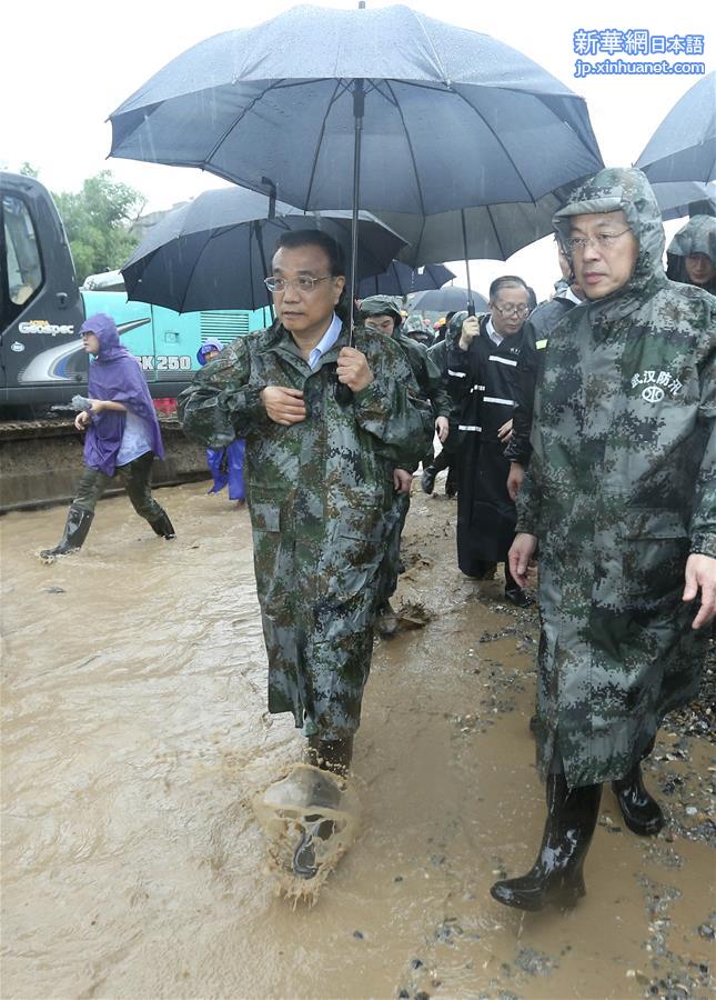 （XHDW）（3）李克强考察长江淮河流域防汛抗洪和抢险救灾工作