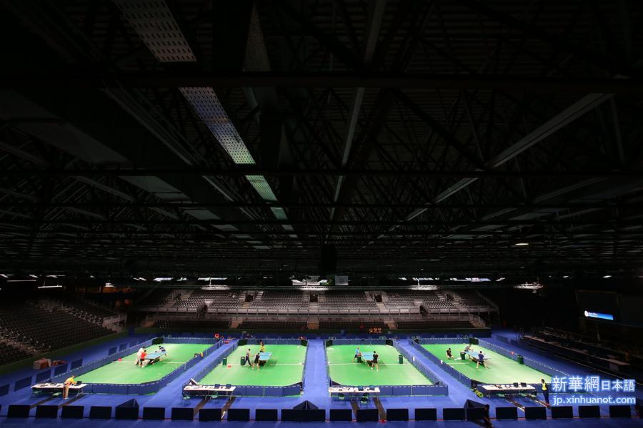 （里约奥运会）（2）中国乒乓球队首次适应比赛场地