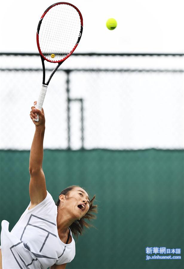 （里约奥运会）（2）网球——中国女子网球队展开赛前训练