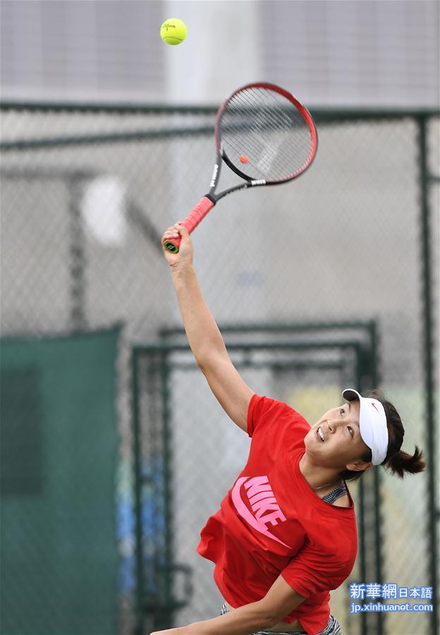 （里约奥运会）（4）网球——中国女子网球队展开赛前训练