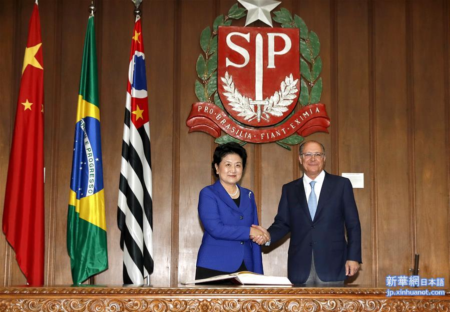（XHDW）（2）刘延东会见巴西圣保罗州州长阿尔克明