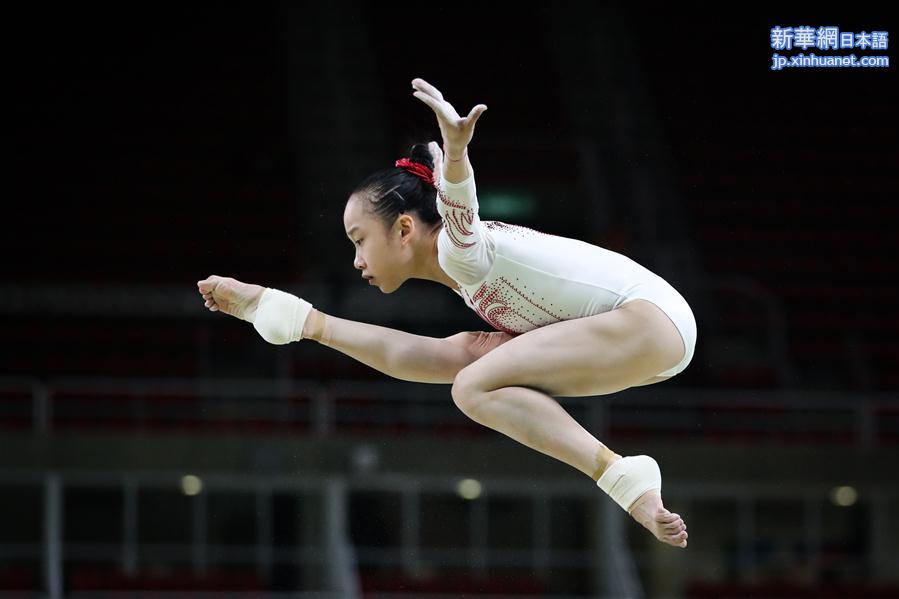 （里约奥运会）（1）体操——中国体操女队入场训练