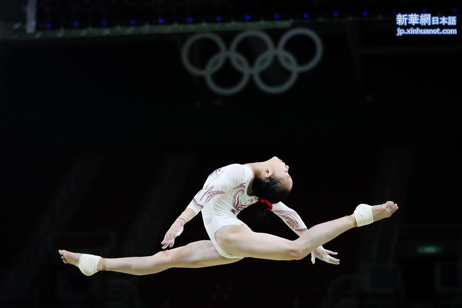 （里约奥运会）（2）体操——中国体操女队入场训练