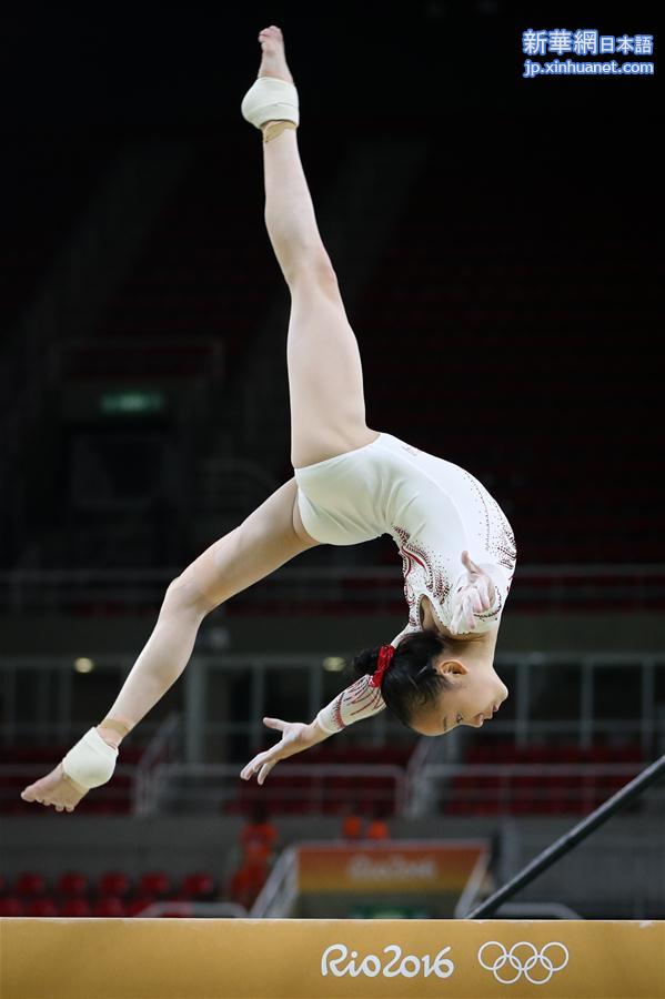 （里约奥运会）（8）体操——中国体操女队入场训练